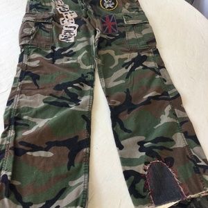 NWOTRetro X-RAY UK…Designer Camu Cargos …Hard To Find